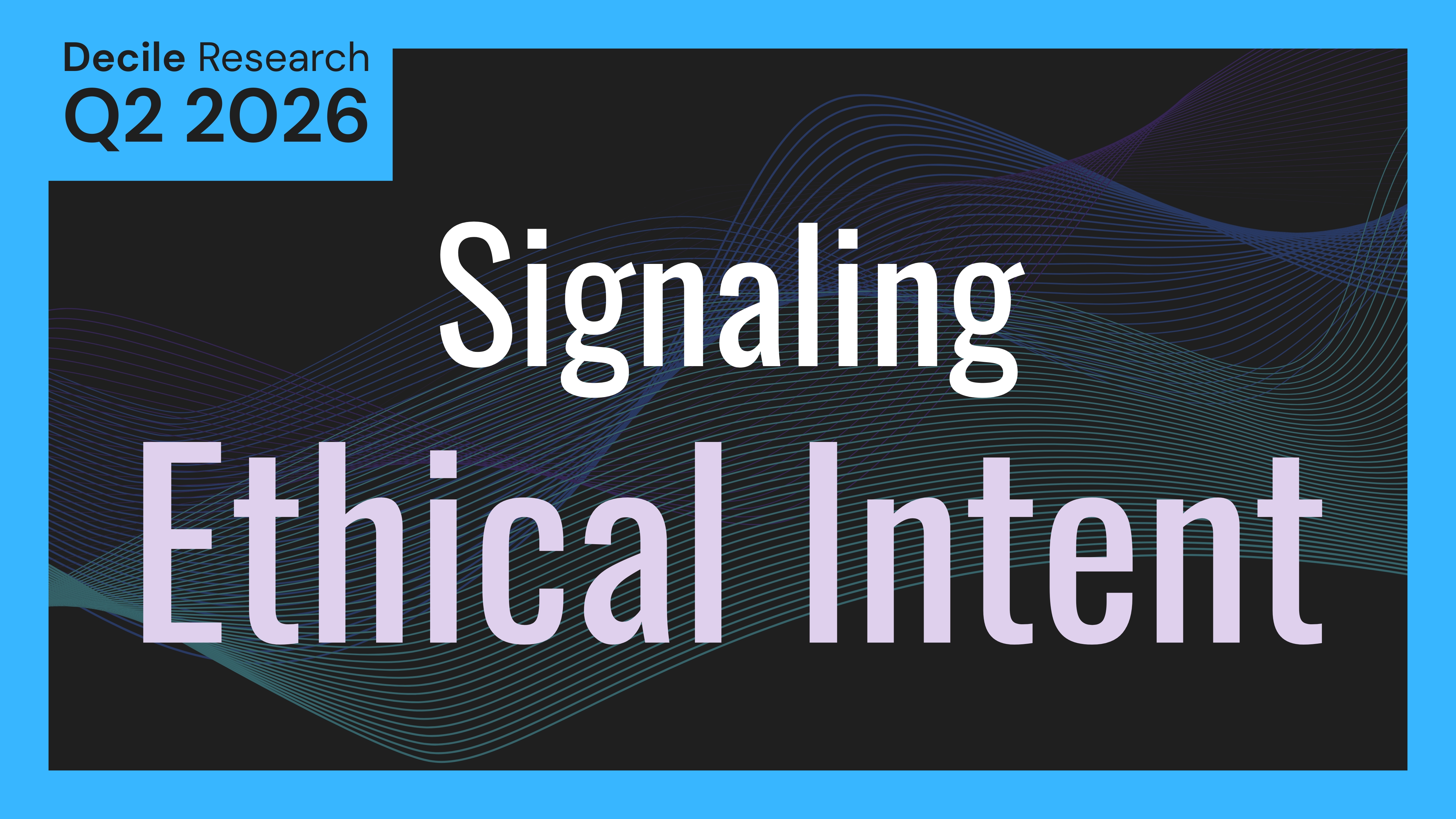 Signaling Ethical Intent in Emerging VC