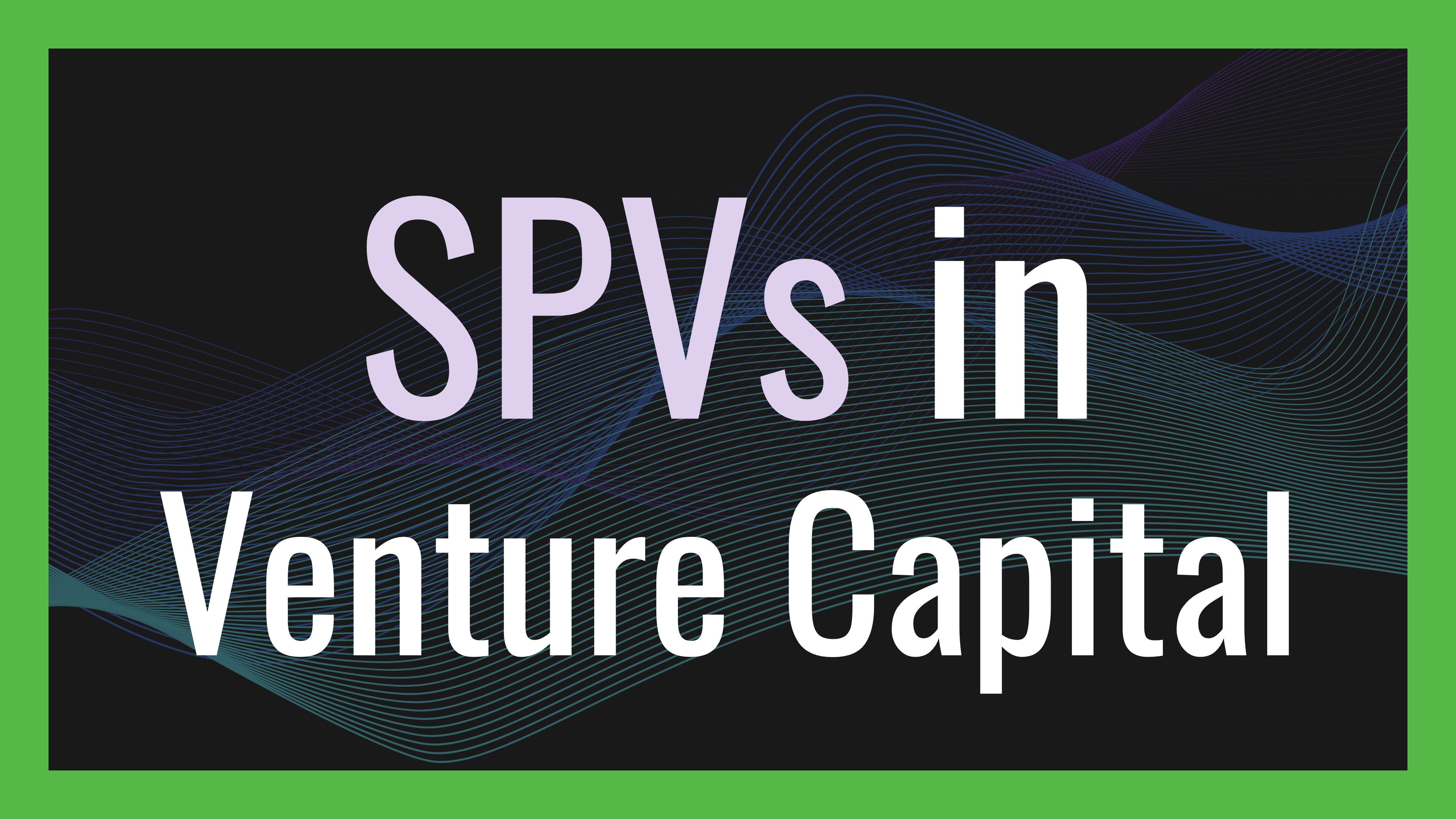 Special Purpose Vehicles in Venture Capital