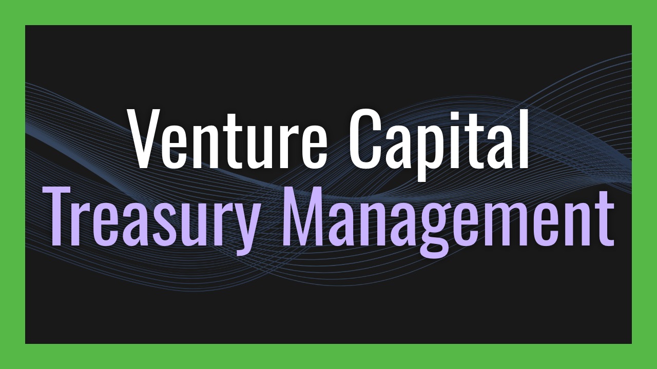 Venture Capital Treasury Management
