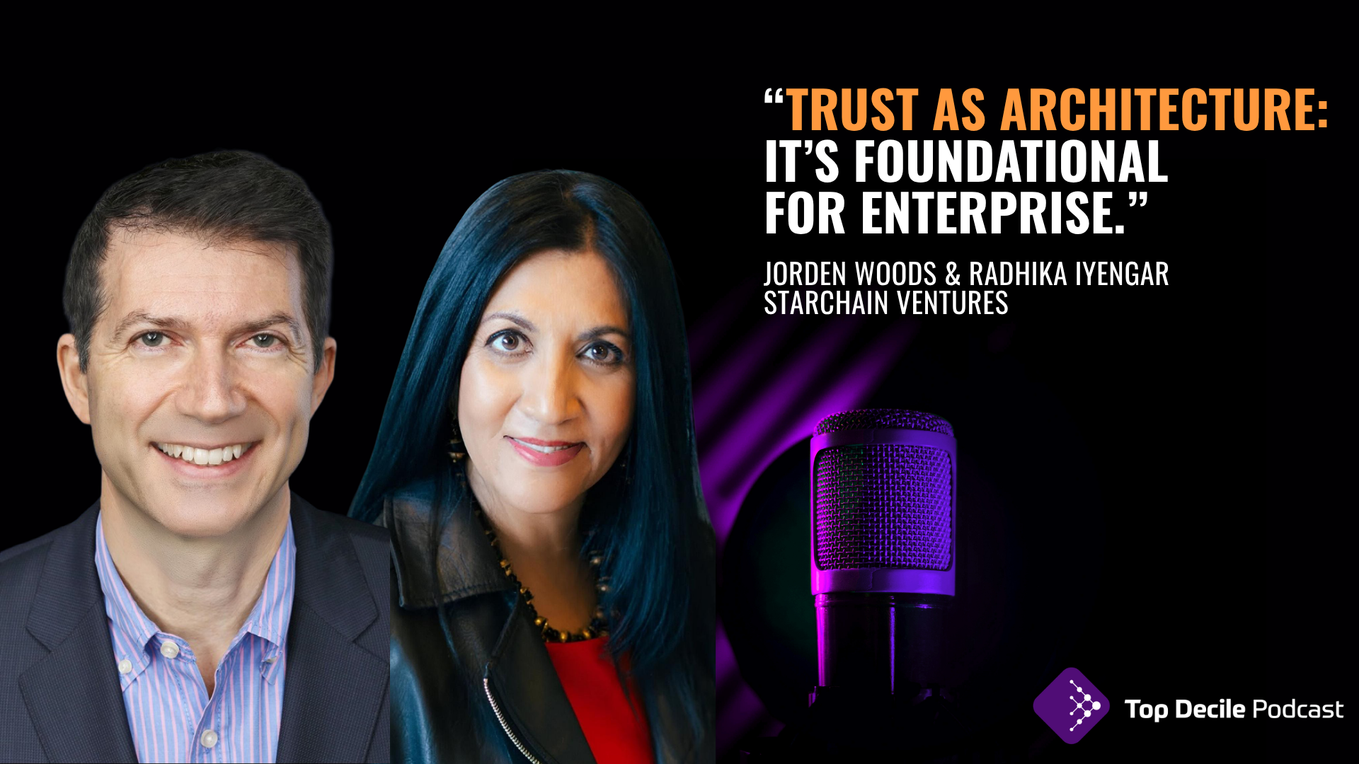 Top Decile Podcast: Jorden Woods and Radhika Iyengar