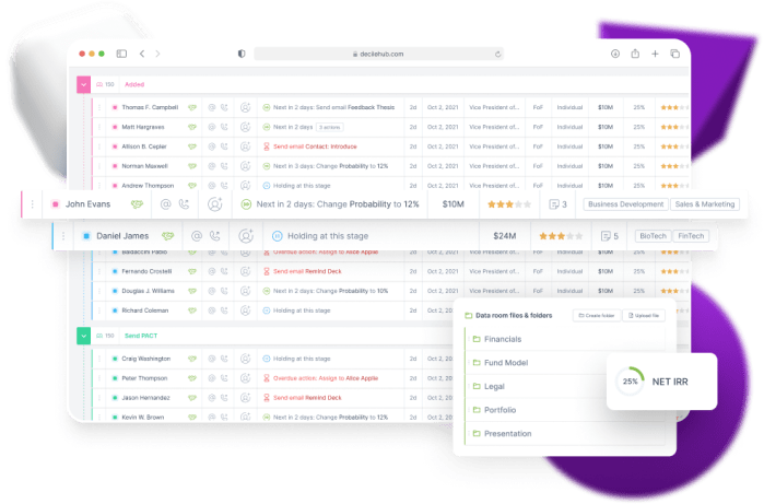 decilehub crm app