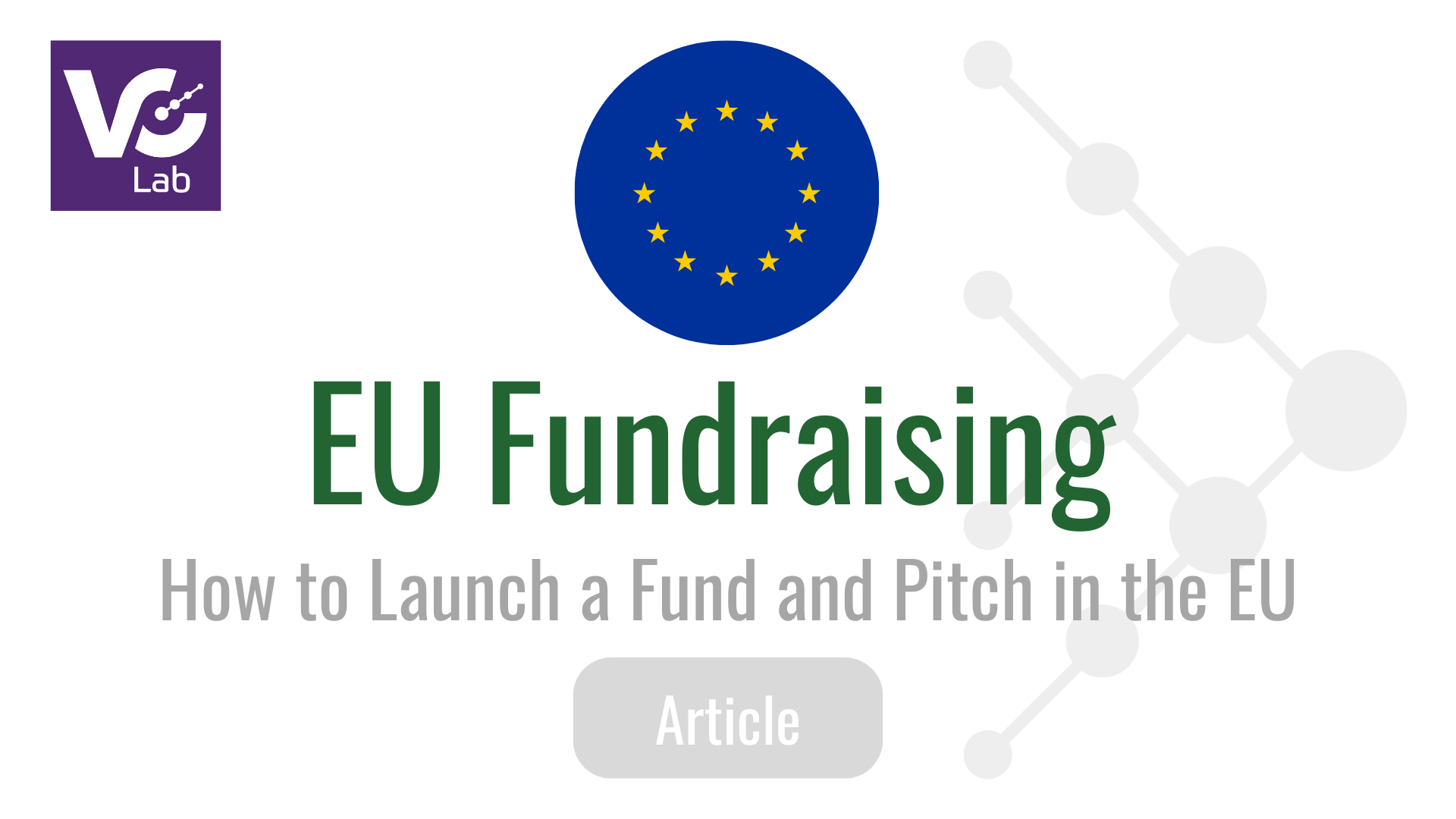 EU Fundraising for New Managers