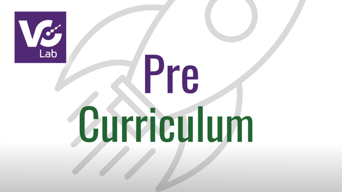 Pre Curriculum