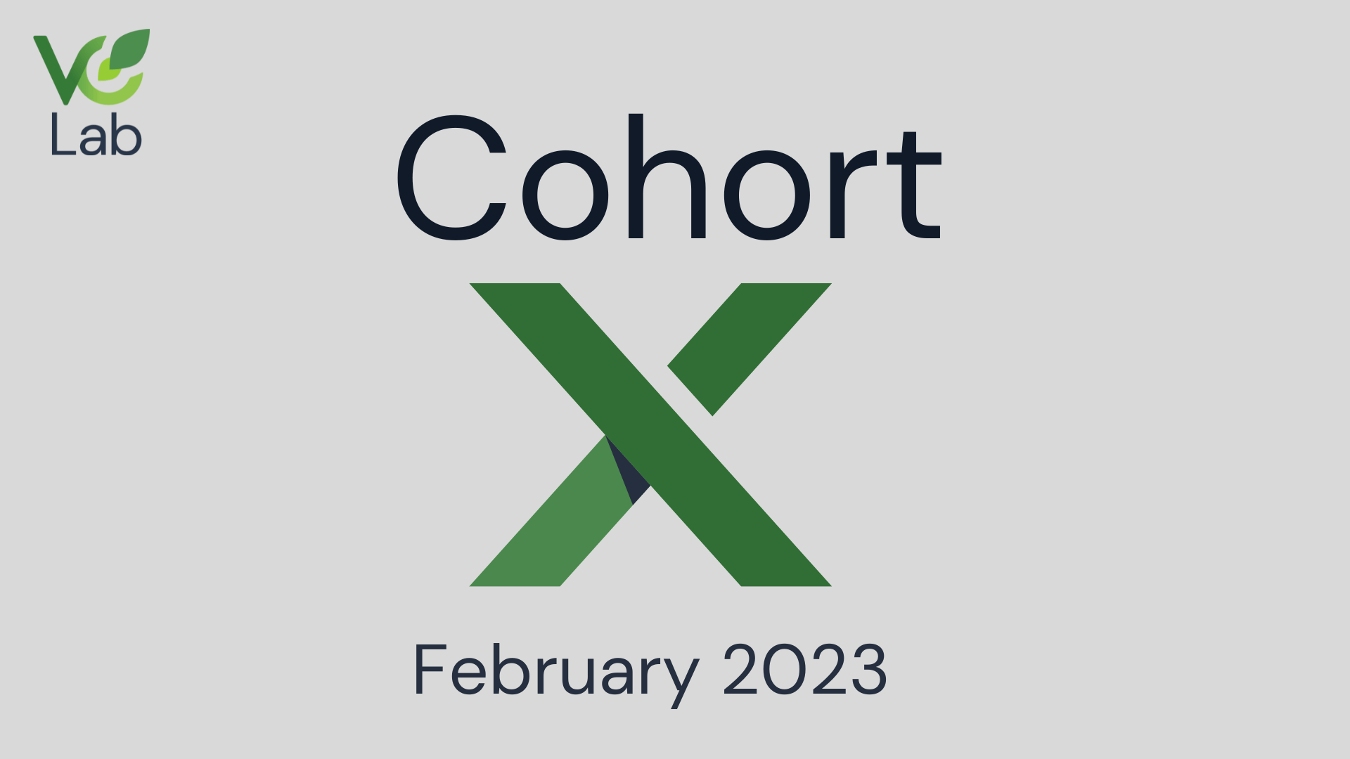 VC Lab Launches Cohort X