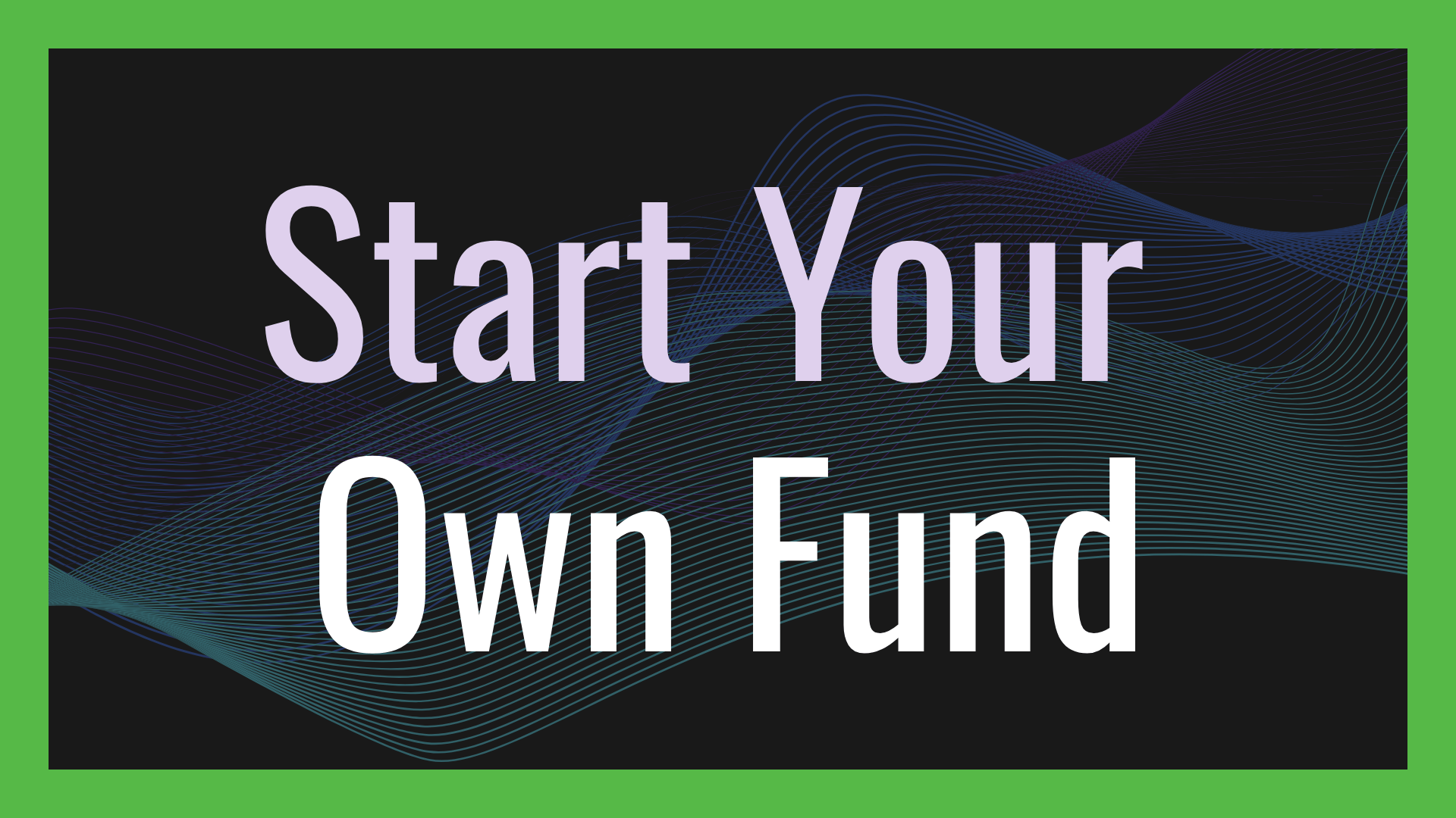 Why Scout When You Can Start Your Own Fund?
