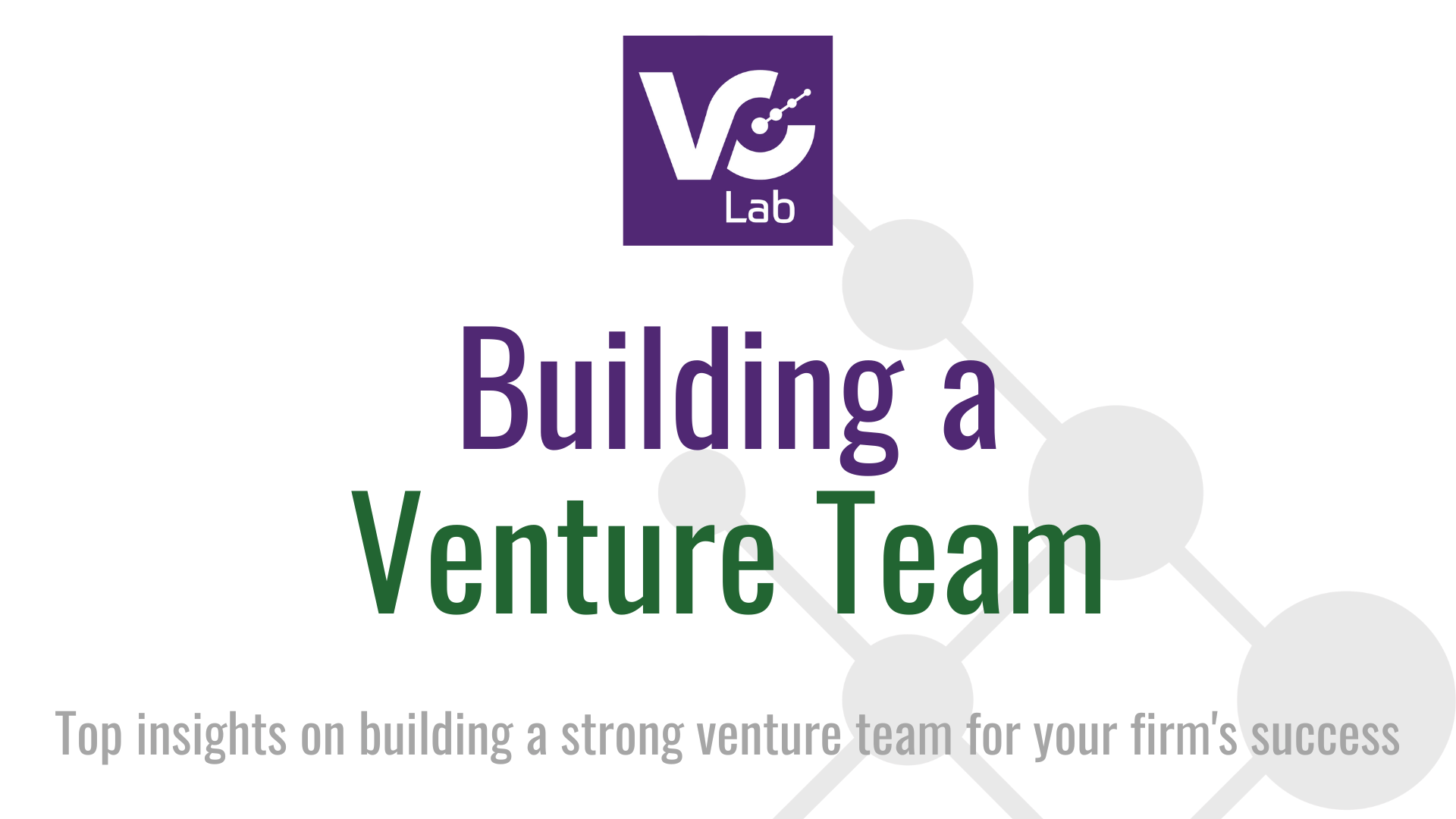 Video: Building a Venture Team