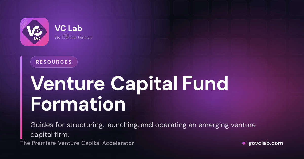 Venture Capital Fund Formation Archives - VC Lab