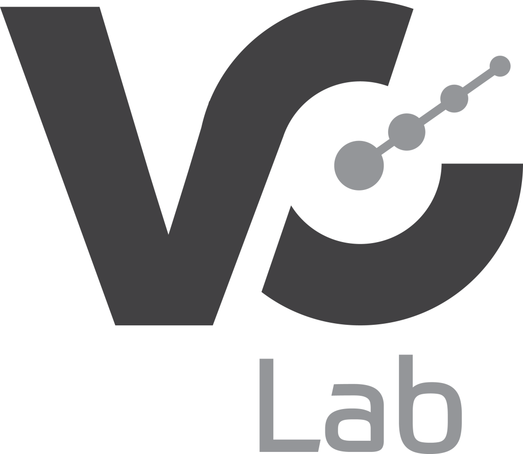 VC Lab logo greyscale stacked